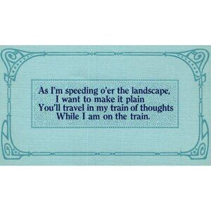 Postcard Art Motto Series Non Pictorial, Dated Dec 30 1913 St Paul Minn